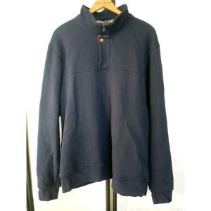 Orvis Pullover Shirt Sweater Mens Sz XL Blue LS